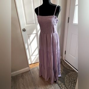Pretty Garden lavender dress.